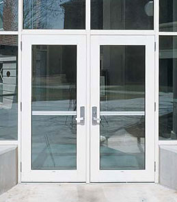 ... use it to replace all doors with automatically opening glass doors